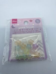 ちゅるんとした星形のビーズ